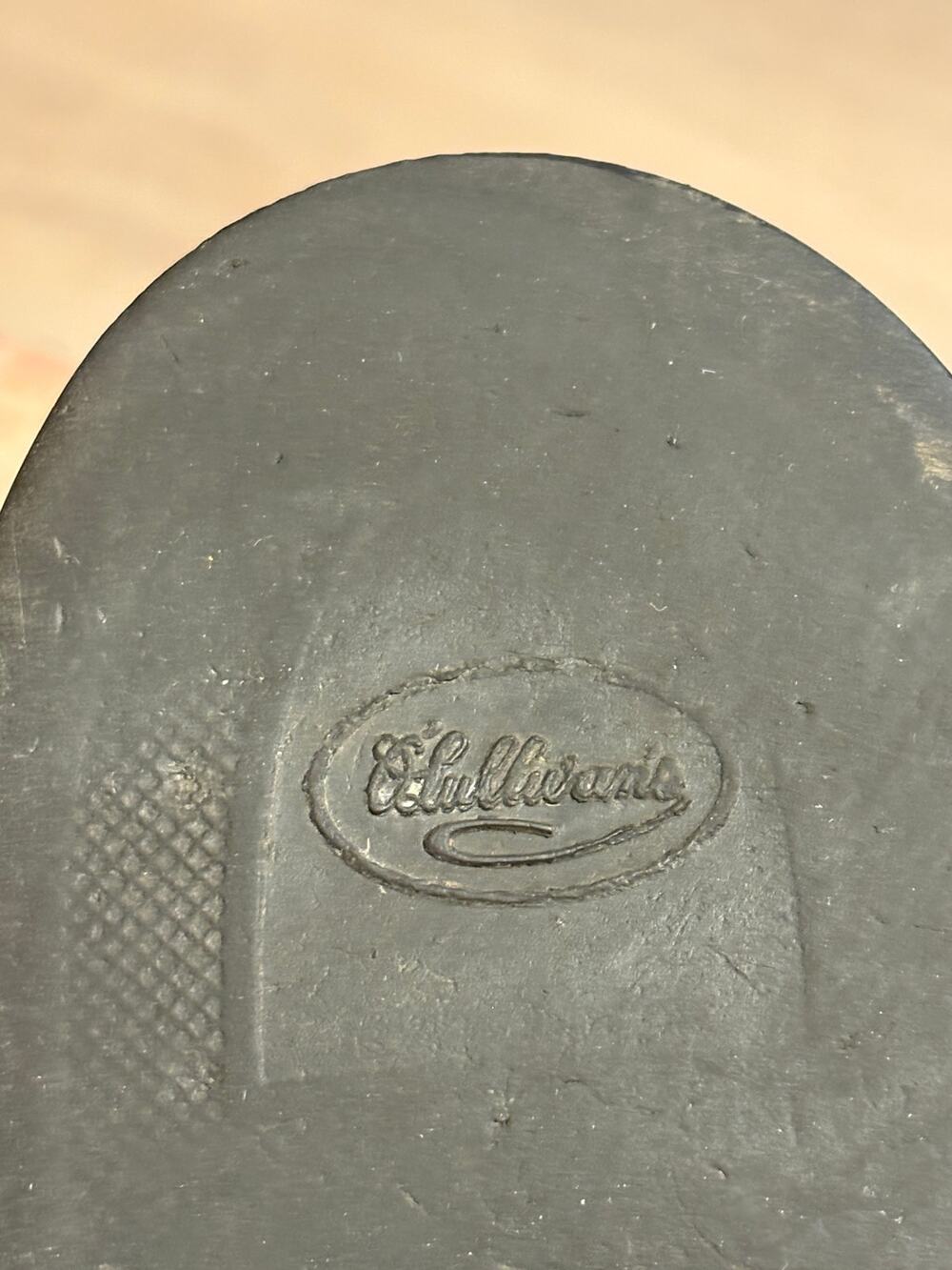 Rare VTG 80's Black Leather Vibram Sole O’Sullivan Heels Womens 9.5 Boots Biker